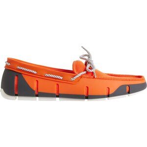 NEW SWIMS men Beach Lace Loafers Orange/Whitete/Charcoal 253 492